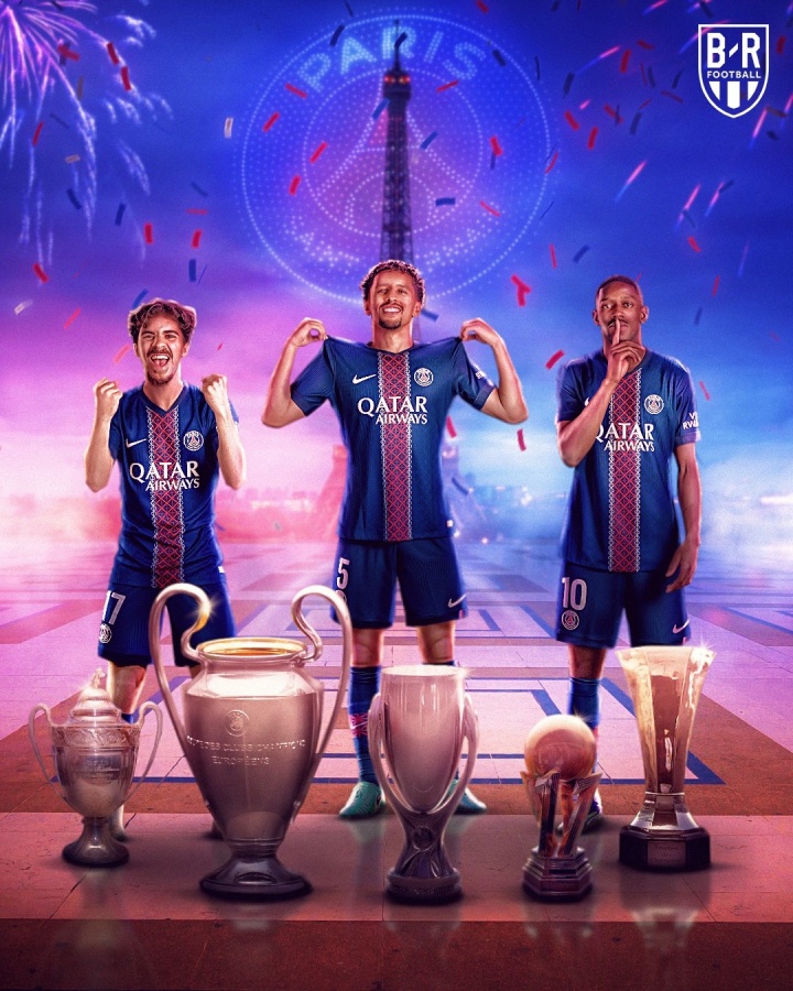 沙巴体育-记者：对阵昂热的比赛之后，巴黎将在王子公园球场展示奖杯