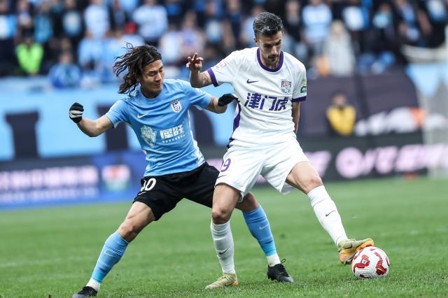 【中超】基莱斯破门卡兰加替补建功 英博1比1津门虎